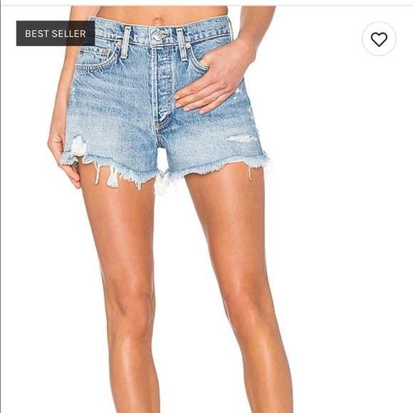 Agolde Parker Cut Off Shorts